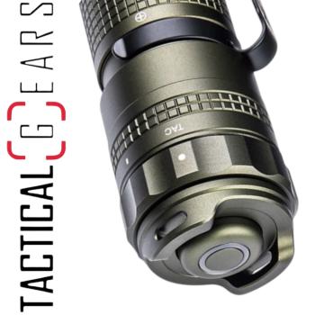 NEXTORCH TA30C MAX (CG) CARBON GREEN 3000 LUMEN TAKTISCHE LED TASCHENLAMPE MIT NANO- KERAMIK GLASBRECHER UND STROBOSKOPFUMKTION